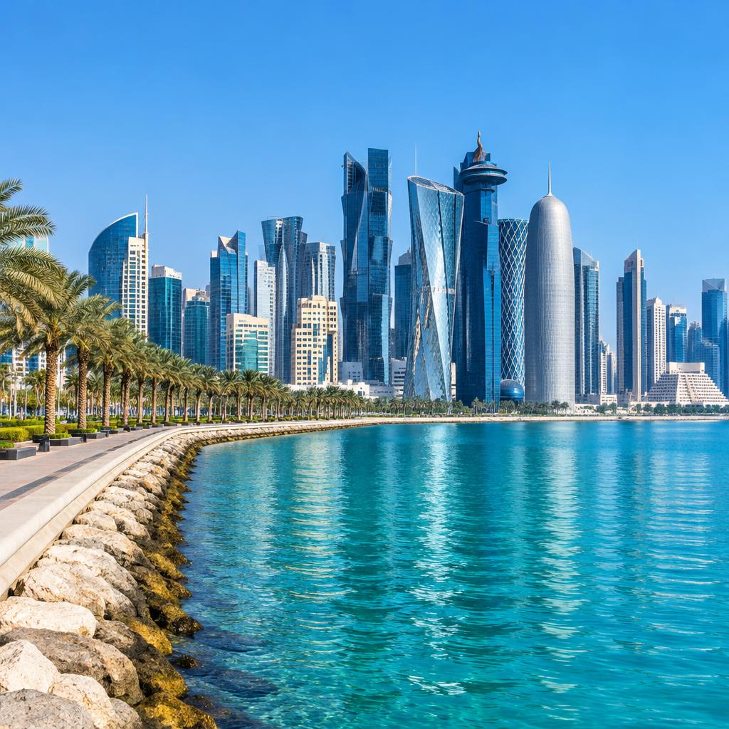 Doha architecture and cityscape